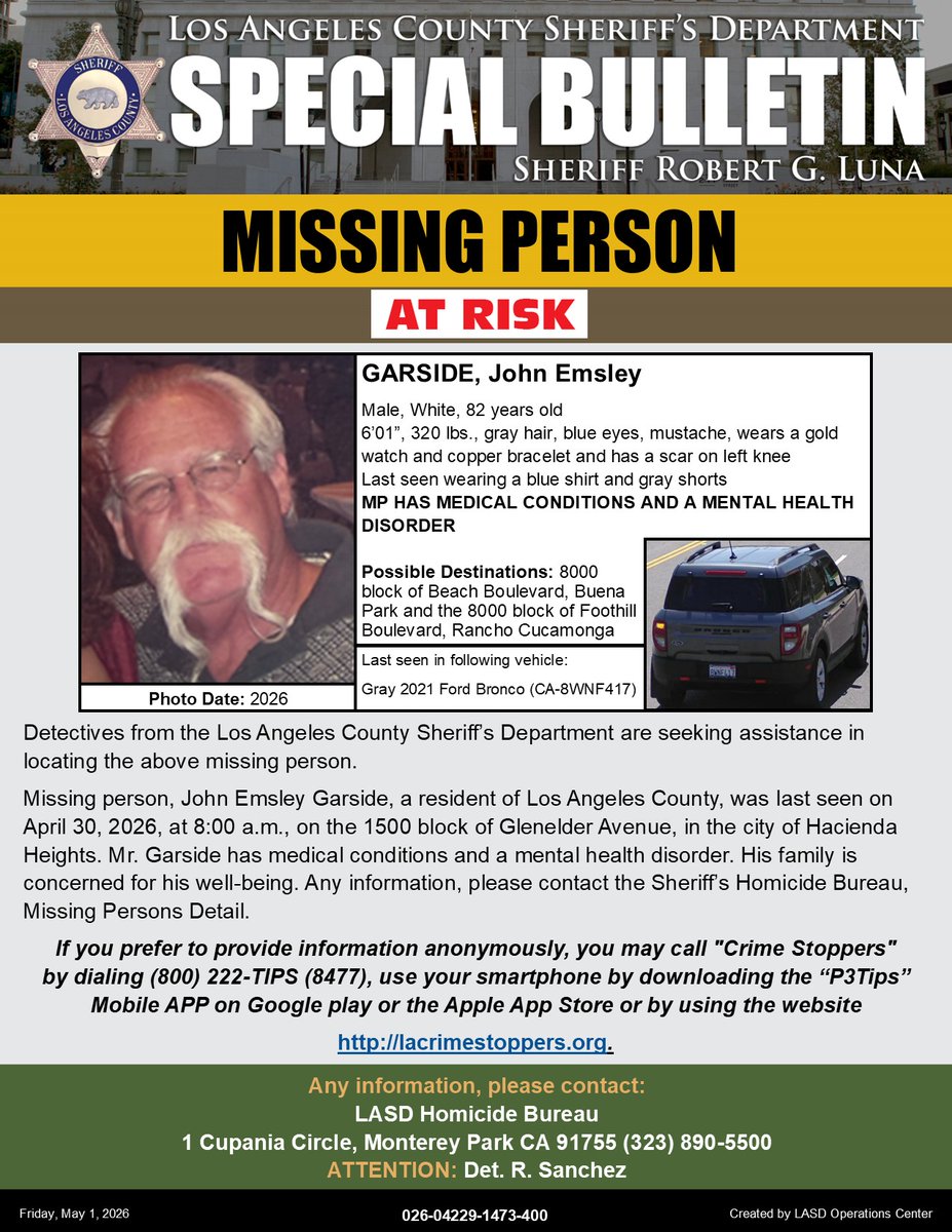 LA County Sheriffs tweet media