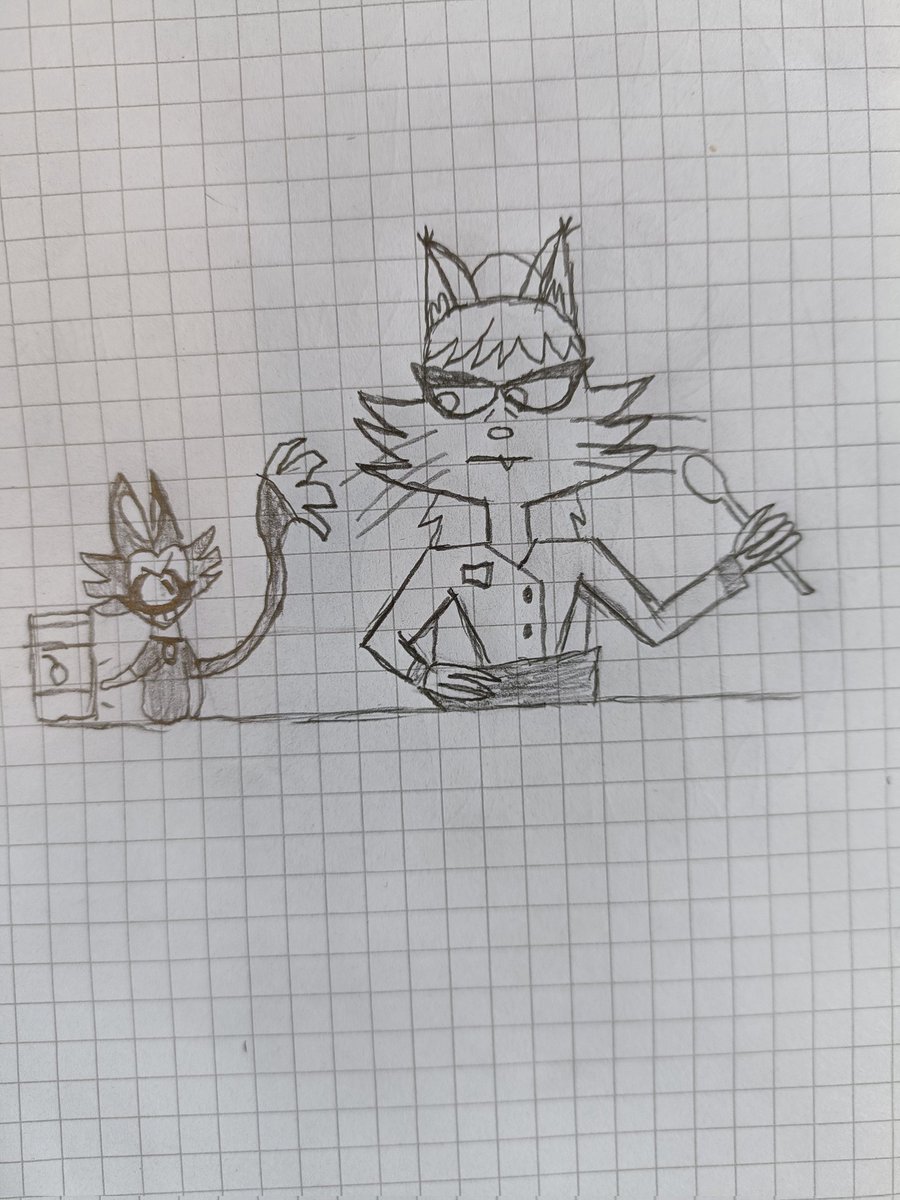 Milove23919103's tweet image. Milo fact. No matter how many improvments he makes to his recipe he can never beat Lucifers pancakes, they are just too good
#HazbinHotel #OC #LuciferMorningstar
