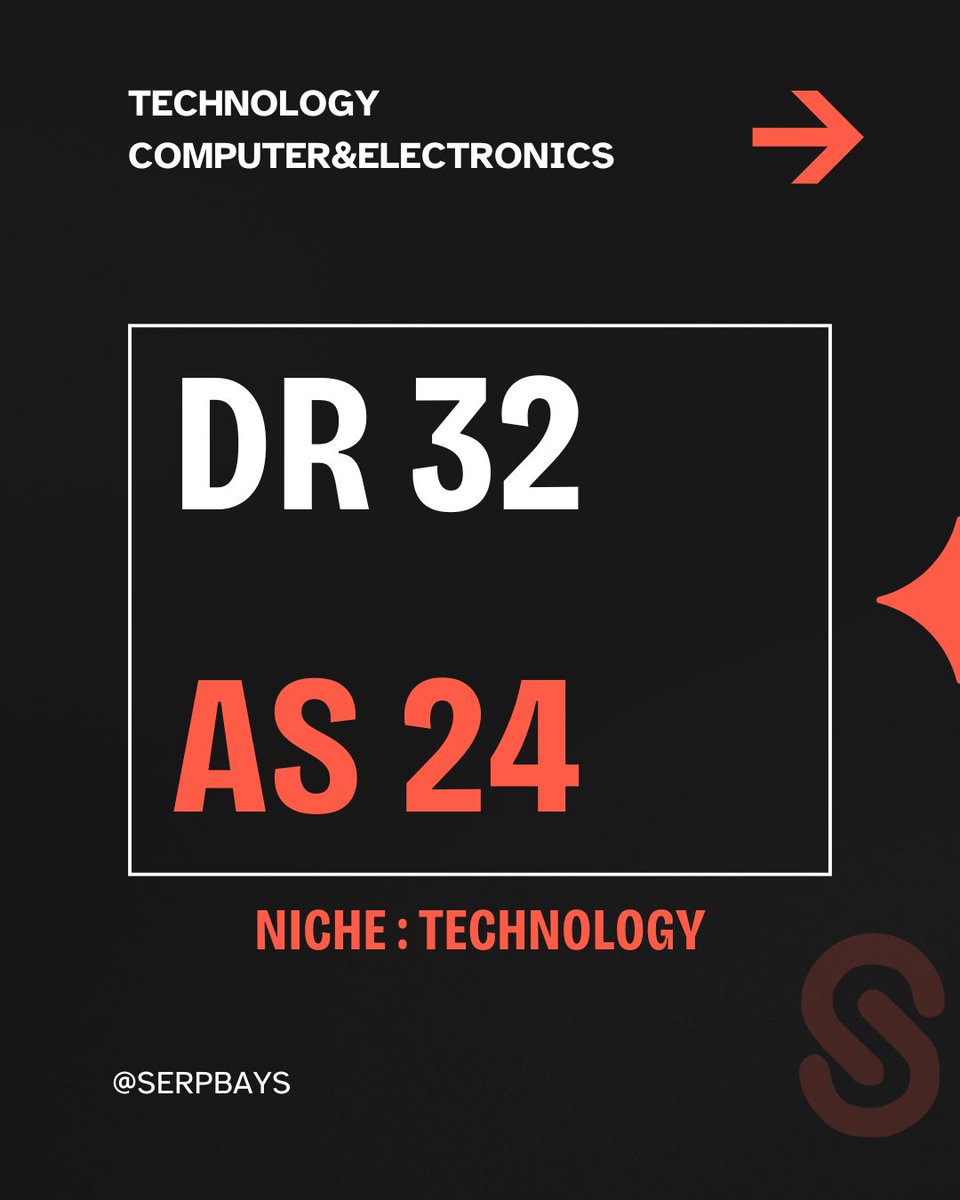 serpbays's tweet image. Day 33/100: eTechnoG.com — DR 32 | AS 24 | 
Niche: Technology / Computer &amp;amp; Electronics 
A blogging &amp;amp; tech resource covering SEO, WordPress &amp;amp; making money online for digital entrepreneurs.
Get placements at 👉 serpbays.com
#SEO #GuestPost #LinkBuilding