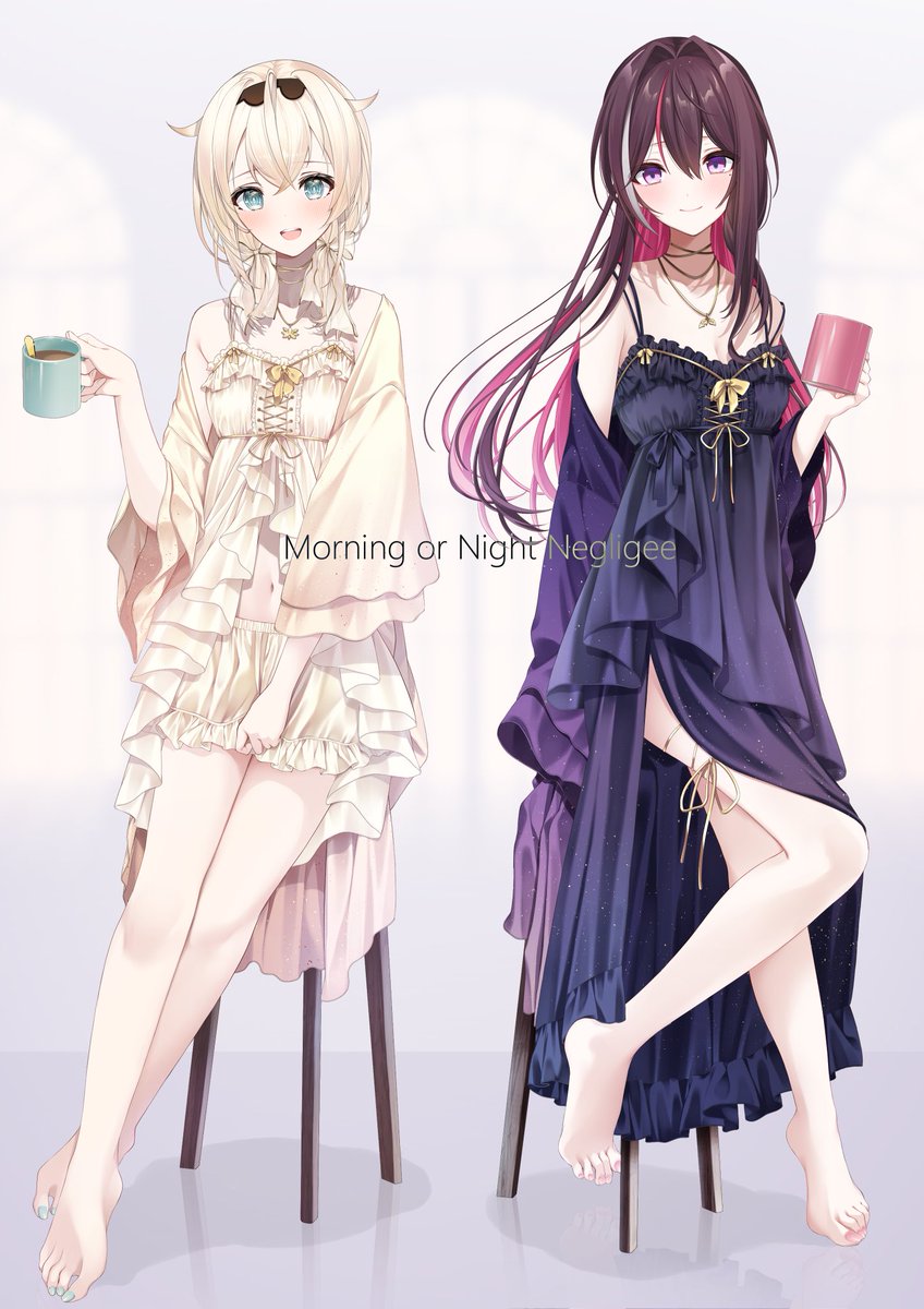 tsumug1000_b's tweet image. あずいろネグリジェ
