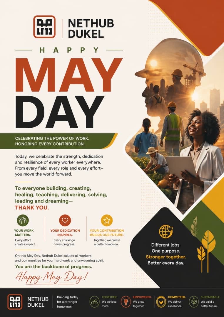 NETHUB_DUKEL's tweet photo. Wishing you all a happy workers day. https://t.co/ZNI4RboY4w