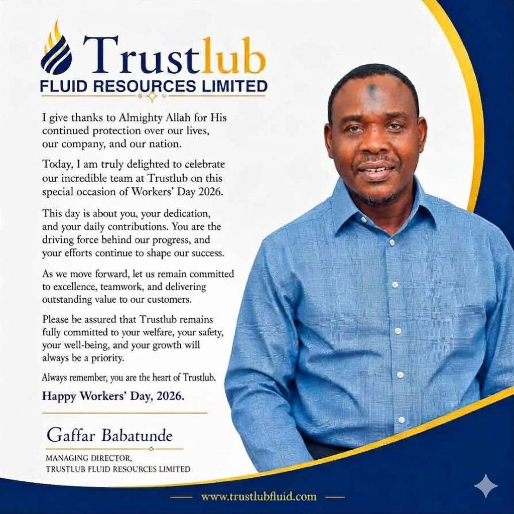 Trustlub Fluid Resources Limited tweet media