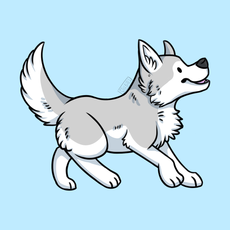 stillbitesink's tweet photo. When your kid asks you to draw his favourite toy (a husky beanie baby), you have to deliver!

Four poses, one very satisfied small person. 🐾❤️

-
#furryart #chibiart #husky #digitalart https://t.co/traSp5pQV2