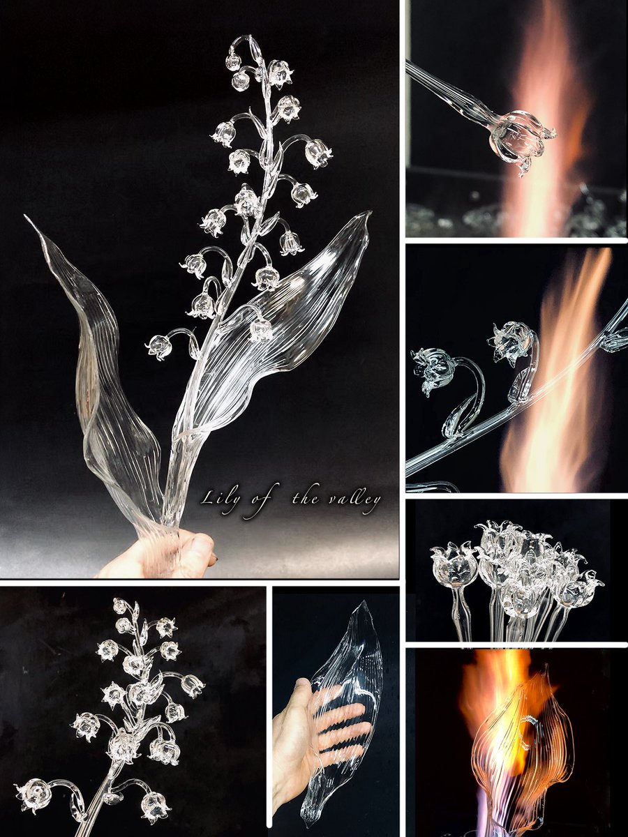 Utsusemi_Glass Sculpture tweet media