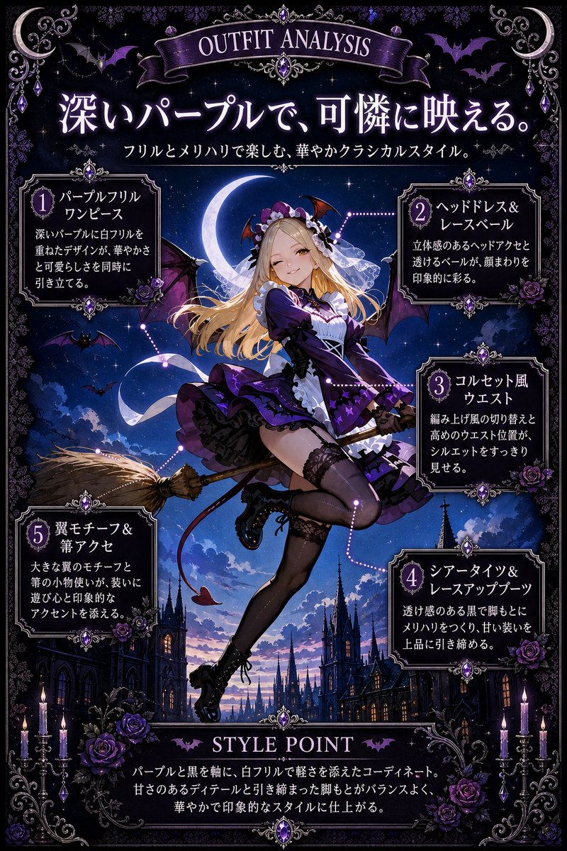 Pink Fairy Outfit Analysis Poster