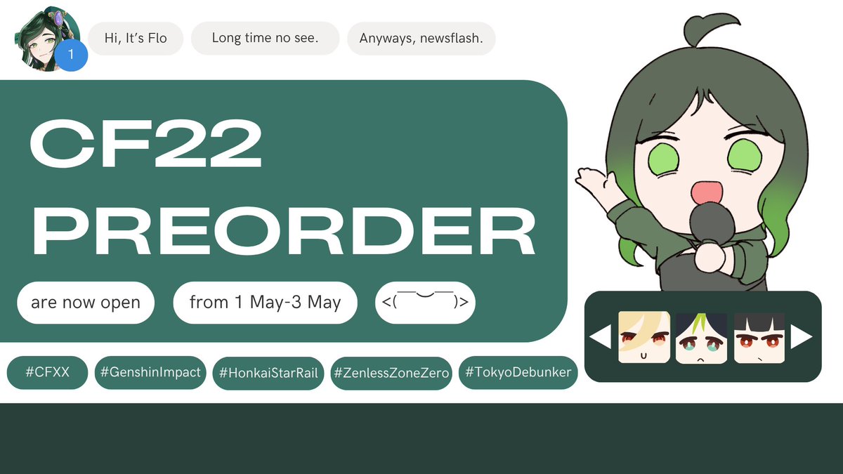 Flo @ CF22 R-18!! tweet media