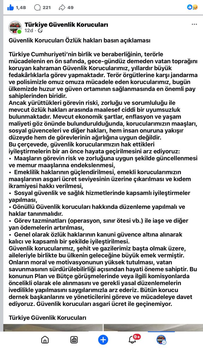 guvenlikkorucum's tweet photo. Özlük hakları basın açıklamamız.. 
https://t.co/SlETZ2ouVZ? https://t.co/2Y0nI3aILn