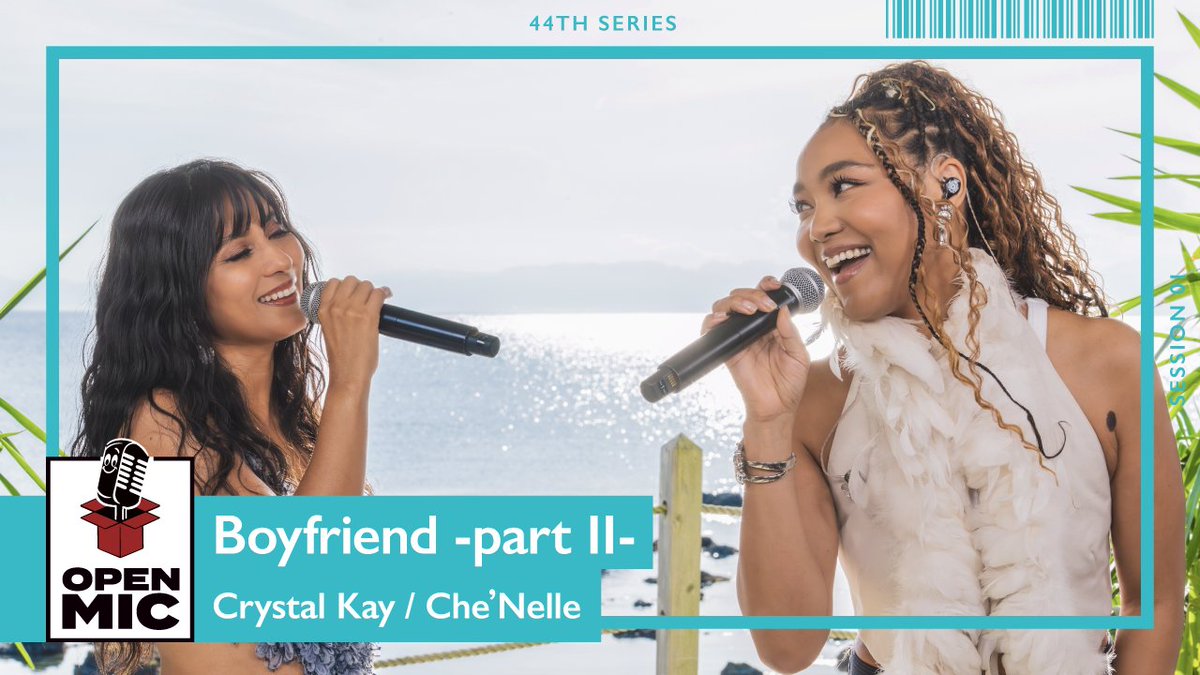 openmic_music's tweet image. #OPENMIC 新シリーズスタート‼️

44thとなる今回は、Crystal Kay × Che’NelleによるR&amp;amp;Bセッション全４曲をお届けします😃

Vol.1はCrystal Kayの代表楽曲「Boyfriend -partⅡ-」をセッション🎤

youtu.be/Ia5YvBy32Ko