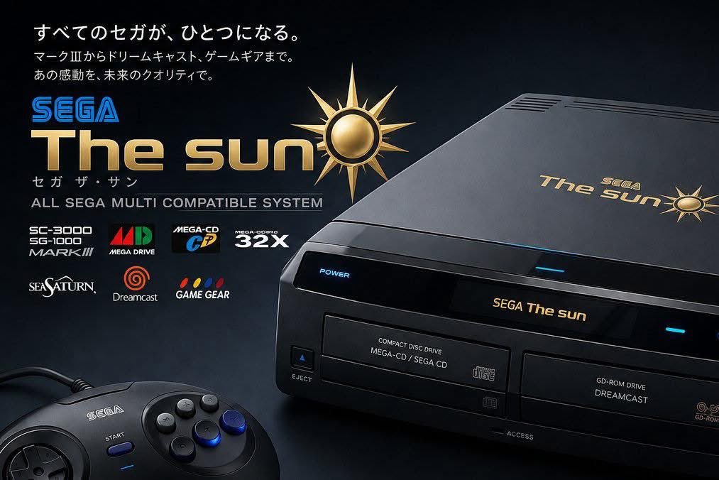 BigJohnLimit's tweet image. This would be pretty cool if it was gonna become a reality, a one machine plays all Sega consoles. 

#RetroGames #Sega