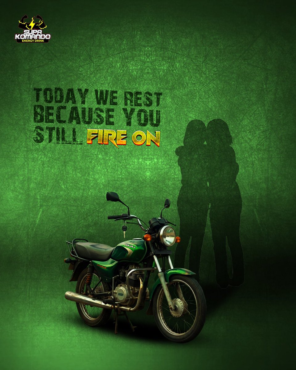 SupaKomando's tweet photo. Come rain or shine, their hustle keeps our lives moving every day. ⚡

Drop a salute for the heroes making life easier for all of us. 🙌👇  

#FireOn #SupaKomando https://t.co/KQBDOtOIK1