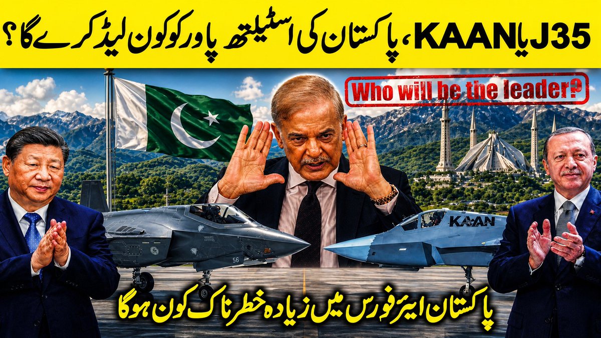pakdefencenews's tweet photo. J-35 or KAAN: Who Will Lead Pakistan as the Future Stealth King? https://t.co/SbG8PFM2x6 via @YouTube https://t.co/BtLLRs9civ