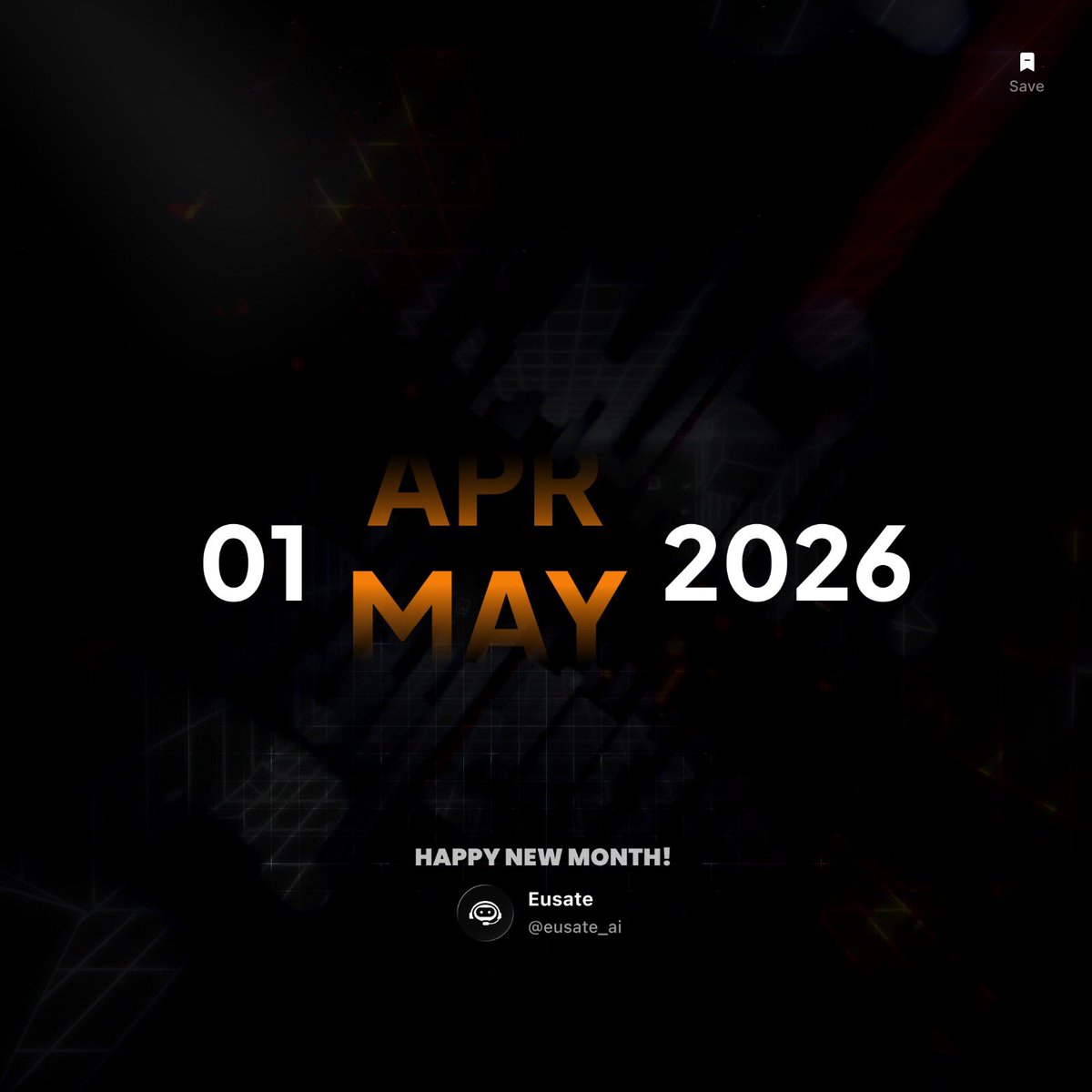 eusate_ai's tweet photo. Welcome to May🥂🧡 https://t.co/S9djdnrR9u
