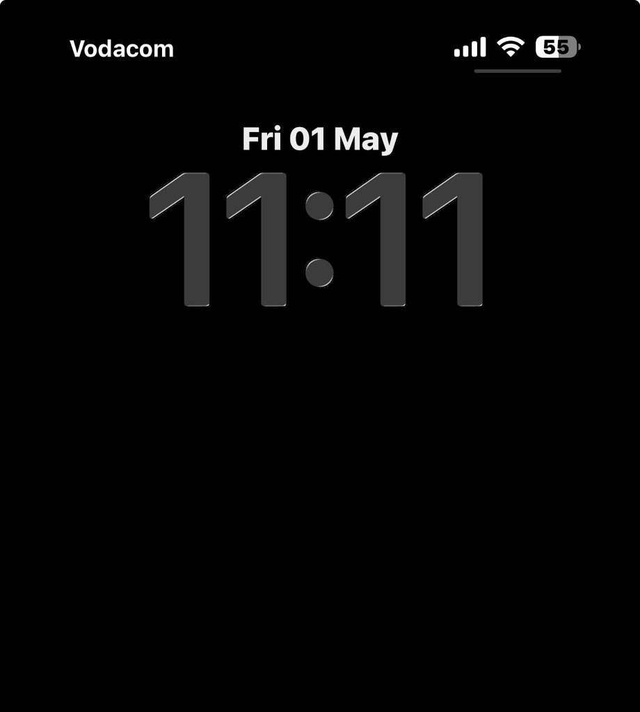 CODE_XApp's tweet image. ✨ 11:11 on the 1st of May in Cape Town ✨ My phone (and CODE_XApp) caught the universe lining up perfectly this morning. Time to manifest more privacy, better code, and good vibes. What’s your 11:11 wish today? 🙏
•  #1111 #CapeTown #Manifestation #FridayFeels #MayMagic
