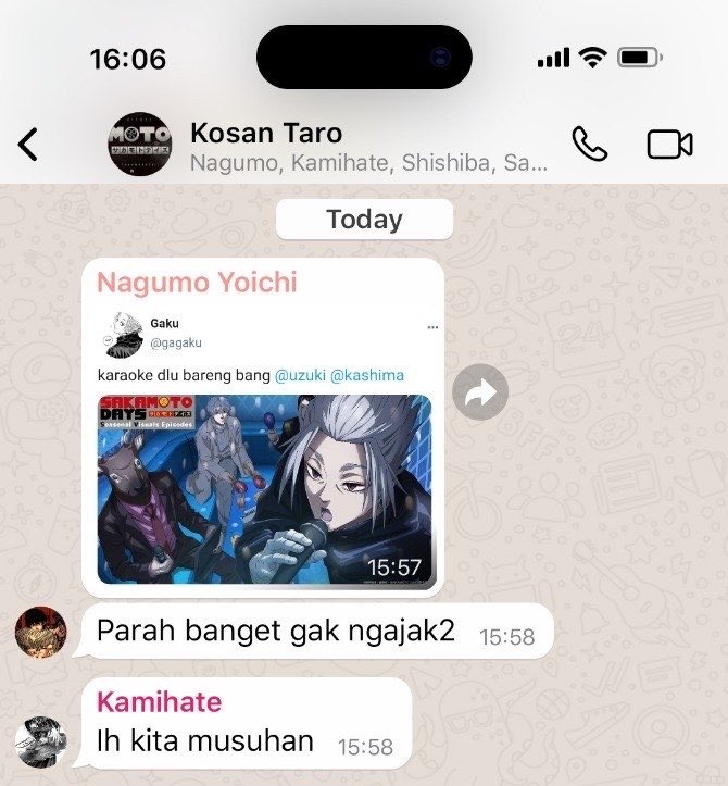 lavieestfleur's tweet photo. Semua karena karaoke
Rumah Sakamoto ep kesekian

A #sakamotodays fanfict local!au

From this                     To this https://t.co/WBHm3cgk33