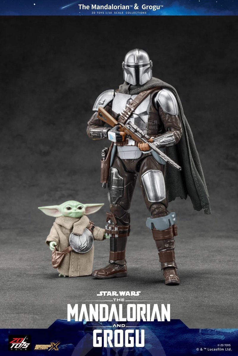 I__Love__Heroes's tweet image. 1/10 Scale 
The Mandalorian and Grogu
#ZDtoys #StarWars