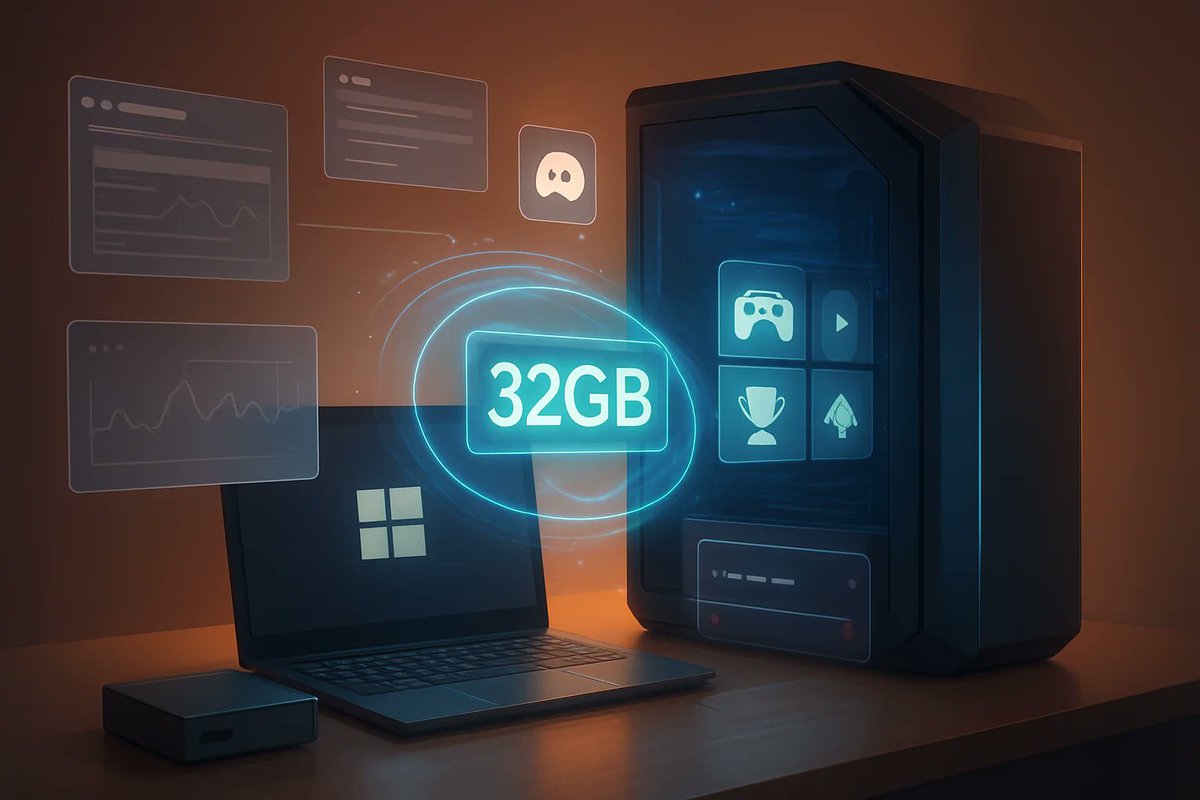 windowsforum's tweet photo. 🎮 Microsoft calls 32GB “no-worries” for Windows 11 gaming… translation: your RAM isn’t for games anymore, it’s for Windows background chaos. 16GB is “pray & pray.”
https://t.co/NbgBNmfhzA
#PcPerformance #RamUpgrade #MicrosoftGuidance #Windows11Gaming https://t.co/jSkpSZUjH2