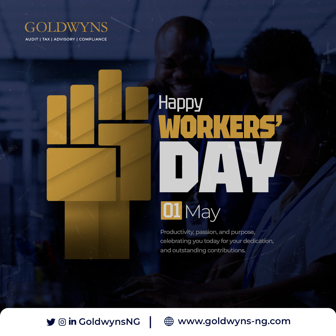 GoldwynsNG's tweet photo. Team Gold,

Happy International Workers' Day! We celebrate your resilience, dedication, and impact every day.

Take time to rest, reflect, and recharge because you’ve earned it.

#WorkersDay #InternationalWorkersDay #EmployeeAppreciation #WorkplaceCulture #StaffAppreciation https://t.co/TaGiIRw5JF