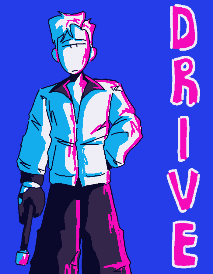 Shroom1ch's tweet image. Ryan Gosling didn't die at the end of Drive #drive #ryangosling #ryangoslingart #art