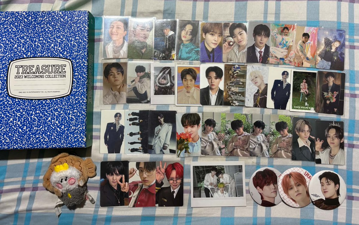 ꒰ #noriswts | haru-nori.carrd.co 🦋 ꒱
📌 loc: mm
🛒 mod: flash/sdd
🖇️ mop: gcash 

Wts lfb ph
࿓‧₊ quitting sale treasure (+other bg) with truz and 2023 WC merch
ᥫ᭡ 1200 (1,100 payo) ‼️

T. Hyunsuk jihoon junkyu jaehyuk asahi doyoung haruto jeongwoo junghwan