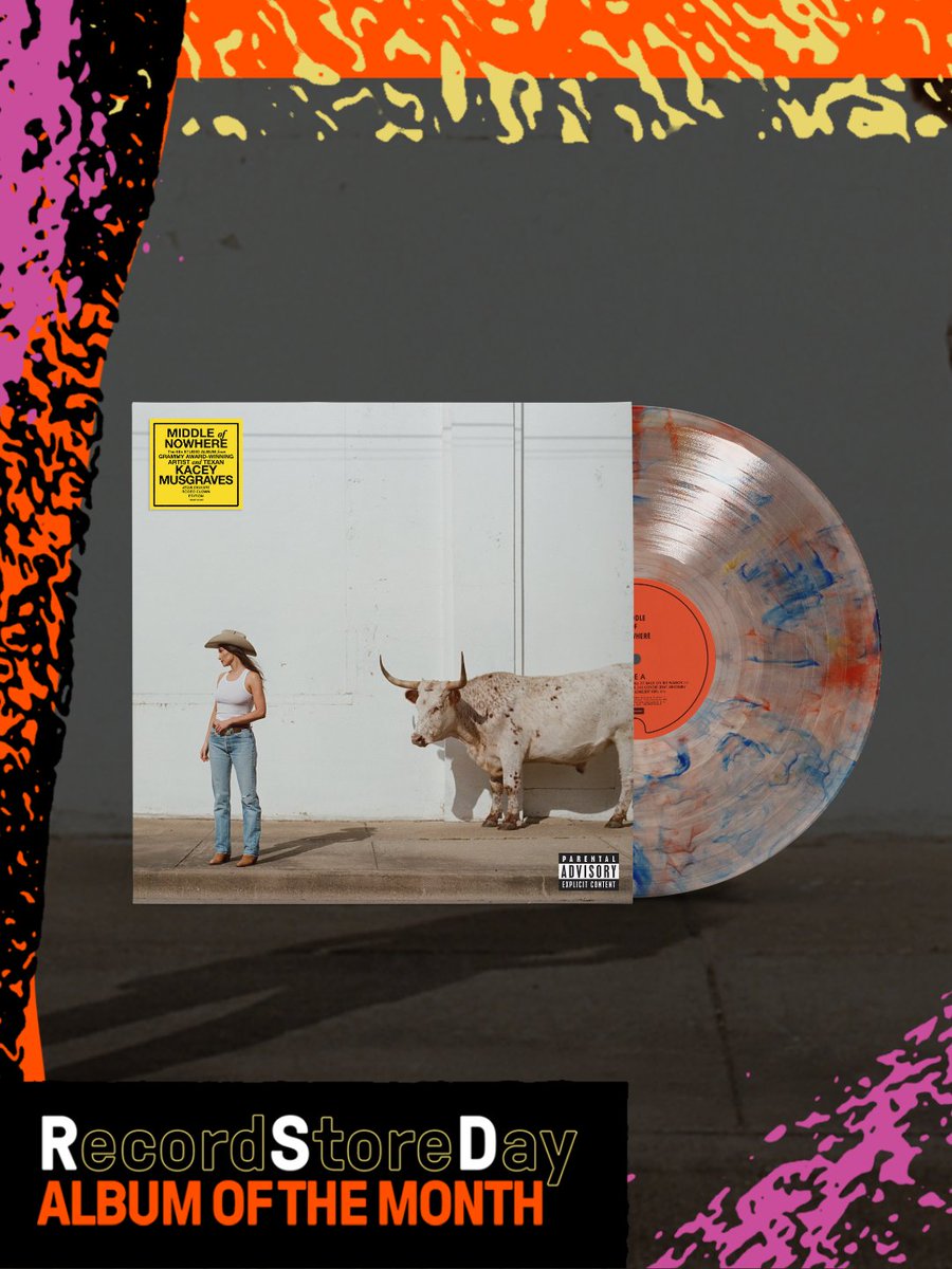 RSDUK's tweet photo. Somewhere in the middle of nowhere…
#ad

Kacey Musgraves returns with Middle of Nowhere - country at its core, with a few unexpected detours.

Out now on ‘Rodeo Clown’ mix-colour vinyl.

Support your local record shop 🤝
https://t.co/AErPFq7eVM https://t.co/VzNU3HUFRx