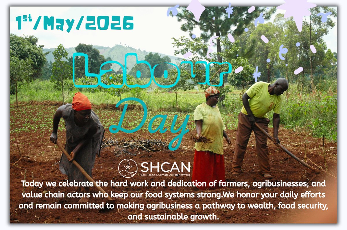 soil_climate's tweet photo. Today we celebrate the hard work and dedication of farmers, agribusinesses, and value chain actors who keep our food systems strong.We honor your daily efforts and remain committed to making agribusiness a pathway to wealth, food security, and sustainable growth. https://t.co/ADIVL2rieB