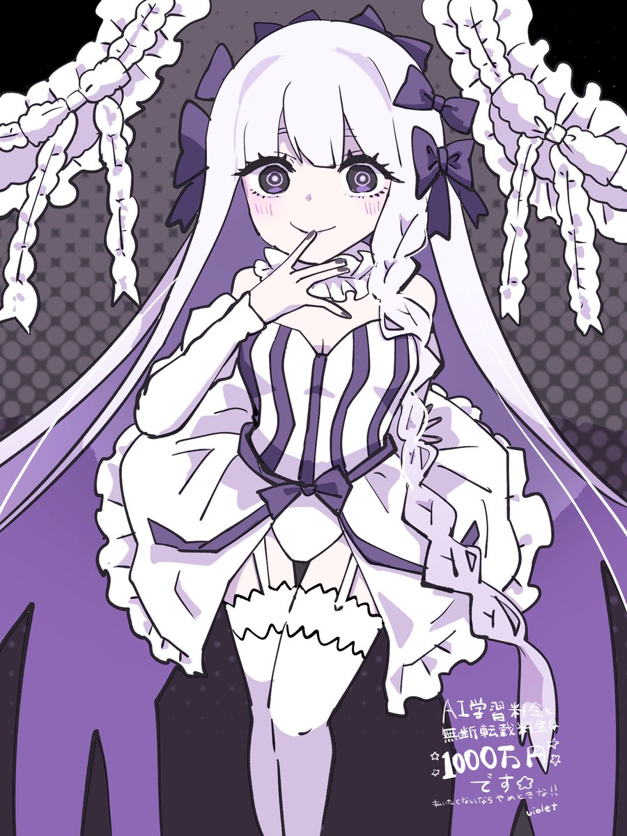 violet tweet media