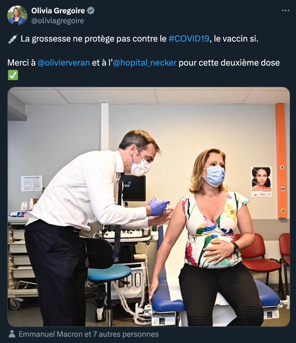 SirenesFR's tweet image. 💉La macroniste Olivia Grégoire se plaint qu'on lui reproche encore, 5 ans après, d'avoir participé à la propagande pour la vaccination contre le COVID.

🗣️"Jamais ça s’arrête en fait?  C’était il y a 5 ans et je continue à me faire insulter par les anti vax.  Jamais vous arrêtez