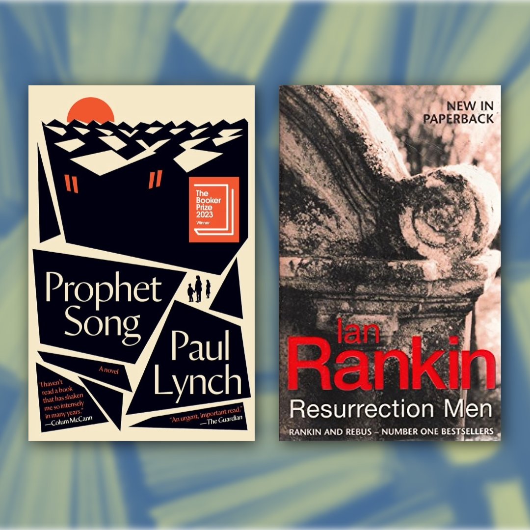 dwilt55's tweet image. #ThisWeeksBooks --

Mealtime-Reading: "Prophet Song" (Paul Lynch) and (if I finish that one) "Resurrection Men" (#IanRankin).

Planning a library visit to re-stock my non-fiction shelf.

Spring semester has ended, so no Metro-Commute Reading until August.

#FridayReads