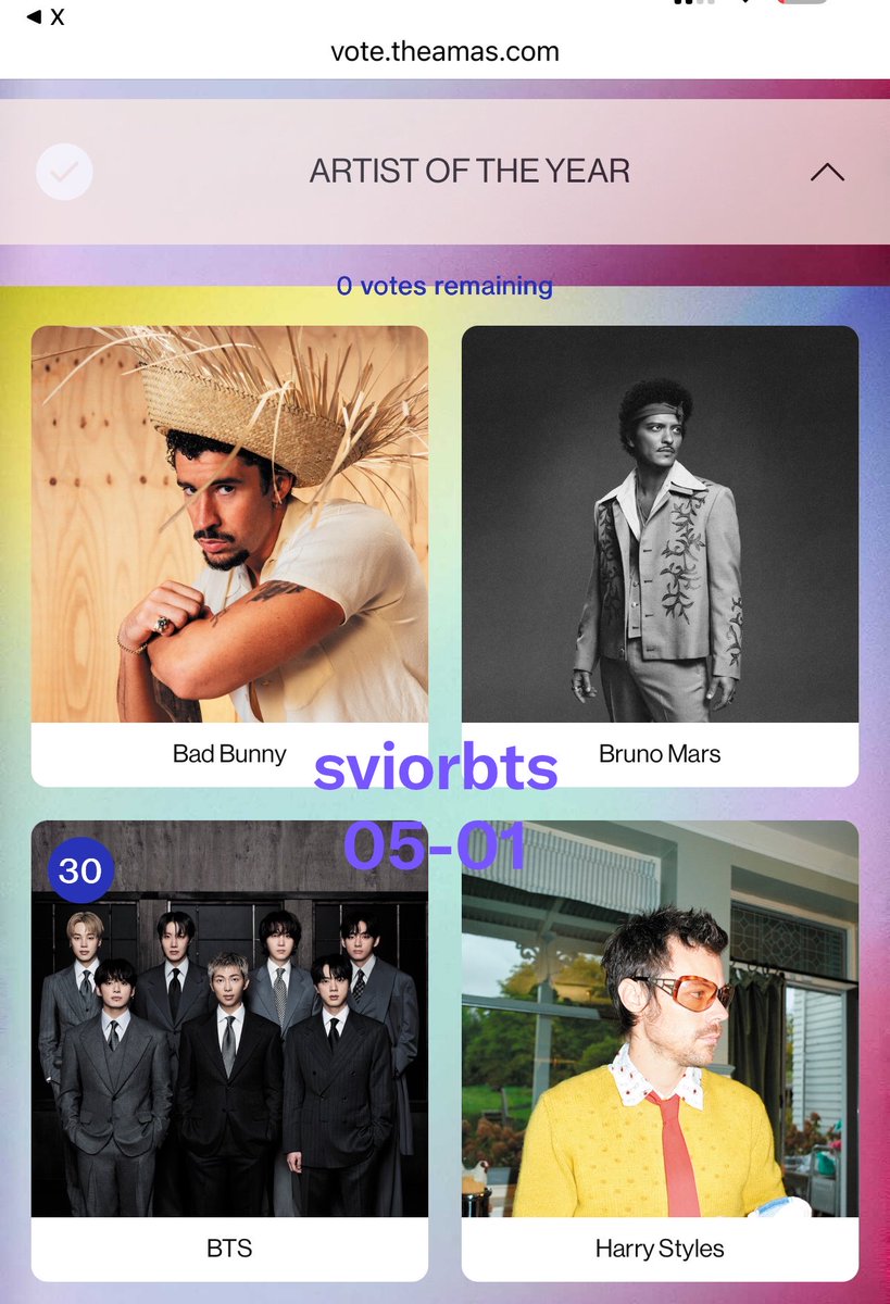 sviorbts's tweet photo. let's vote 💜✨ https://t.co/JouDPWKnUg