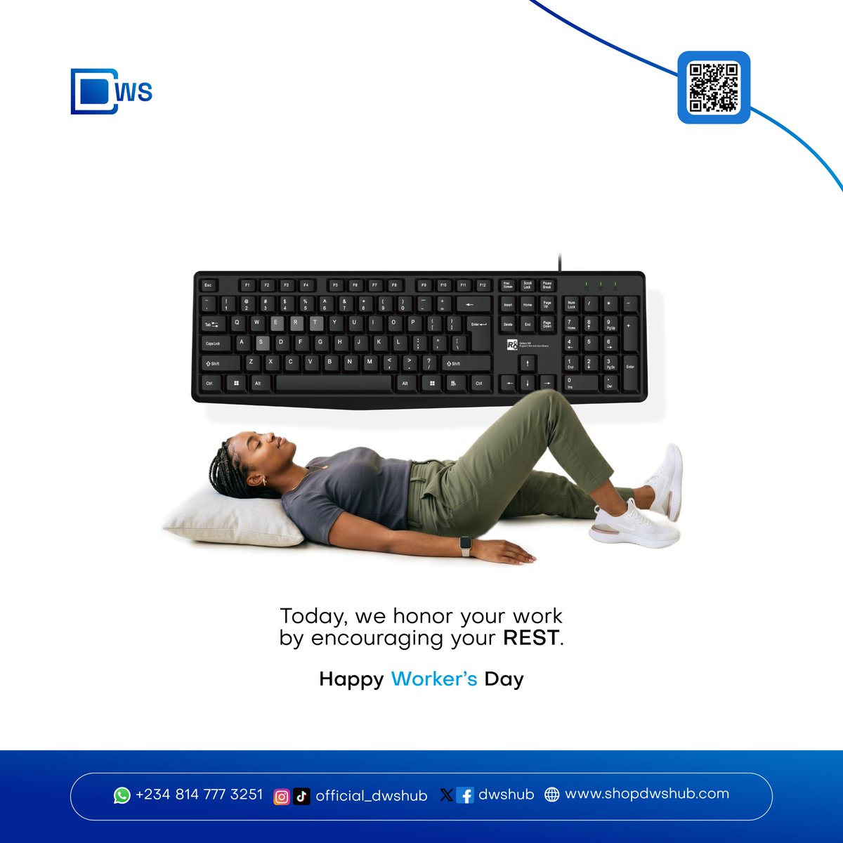 DWSHub's tweet photo. To everyone putting in the work, building dreams, and making things happen, today is for you.

Happy Workers' Day from all of us at DWS HUB. 

Here’s to the builders, creators, innovators, and everyday hustlers shaping the future.

#WorkersDay #HappyWorkersDay #DWSHUB #MayDay https://t.co/AQmADKYKOi