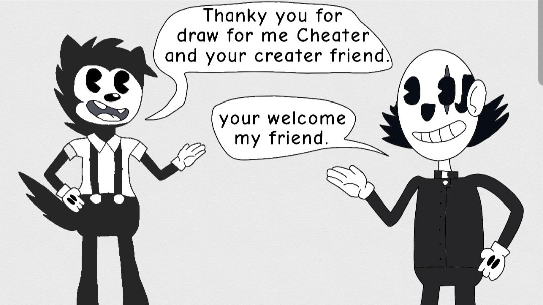 Mr_Markovic_204's tweet photo. @Smashed_P0tato I finish artwork for request to my friend in tumblr and hope he love it so much. In bendy oc character random. 😎✨️
#bendy #oc #BENDY #BATIM  #BendyChesterthePriestchep #bendyandtheinkmachine #bendyandthedarkrevival #batim #batdr #art #thebutchergang #Random https://t.co/gECZu2LrPe