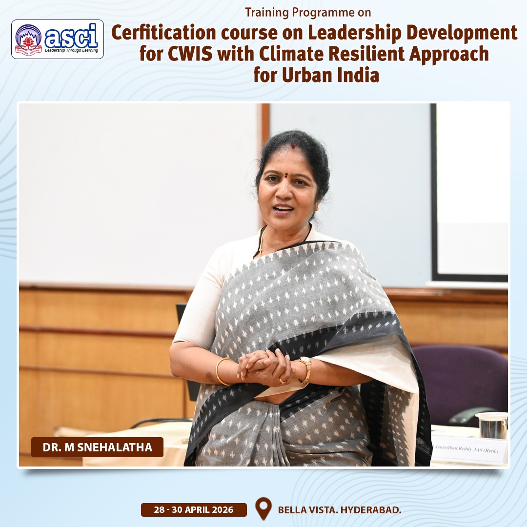 ASCIMEDIA's tweet photo. ASCI, Hyderabad, kicked off the Sanitour Workshop &amp; Exposure Visit Programme under the CWIS Online Course, following online sessions held every Tuesday and Friday. The programme includes field exposure visits in Hyderabad &amp; Warangal on urban sanitation. https://t.co/Uu87OQa8ER