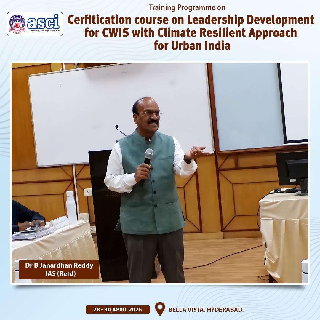 ASCIMEDIA's tweet photo. ASCI, Hyderabad, kicked off the Sanitour Workshop &amp; Exposure Visit Programme under the CWIS Online Course, following online sessions held every Tuesday and Friday. The programme includes field exposure visits in Hyderabad &amp; Warangal on urban sanitation. https://t.co/Uu87OQa8ER