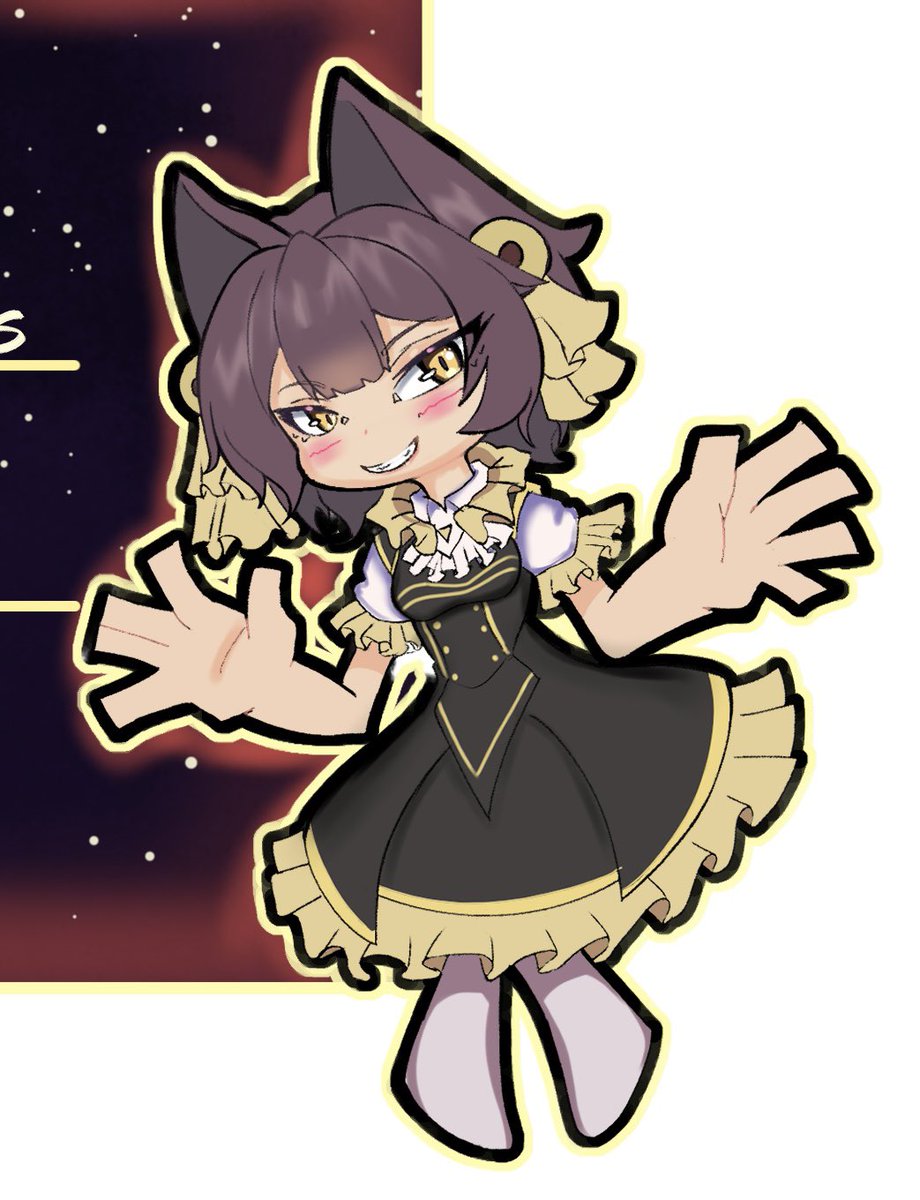 kaibyou_illust's tweet photo. I like this little Chibi I drew of @KittyKhaiVT >:3💛

Best thing to draw after moving 🔥 https://t.co/5u6YPPby2E