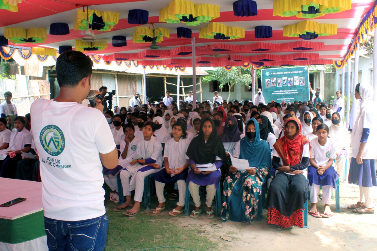 SESDOBD's tweet photo. 4.29 Green Earth Action Day 2026 in Satkhira, Bangladesh
Under the @geaforg Ambassador Programme, SESDO supported through volunteer engagement and technical assistance.
#GEAFAmbassador #GEAF #GreenEarthActionDay #GreenEarthActionFoundation #Bangladesh https://t.co/Vv33XsTLbk