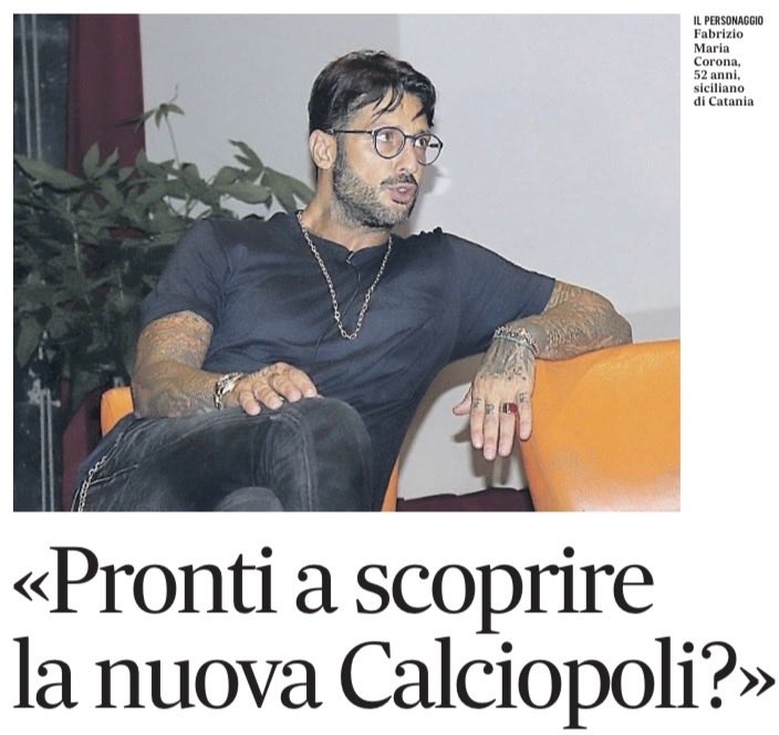 salhincrow's tweet image. 📍The Juventus fan remembers well the suffering he endured when the looters arrived.
📢 #Corona: "Ready to discover the new #Calciopoli?"
⚠️ We recall that #Chiné said: "We can also learn interesting facts from the press."
@QuotidianoBN