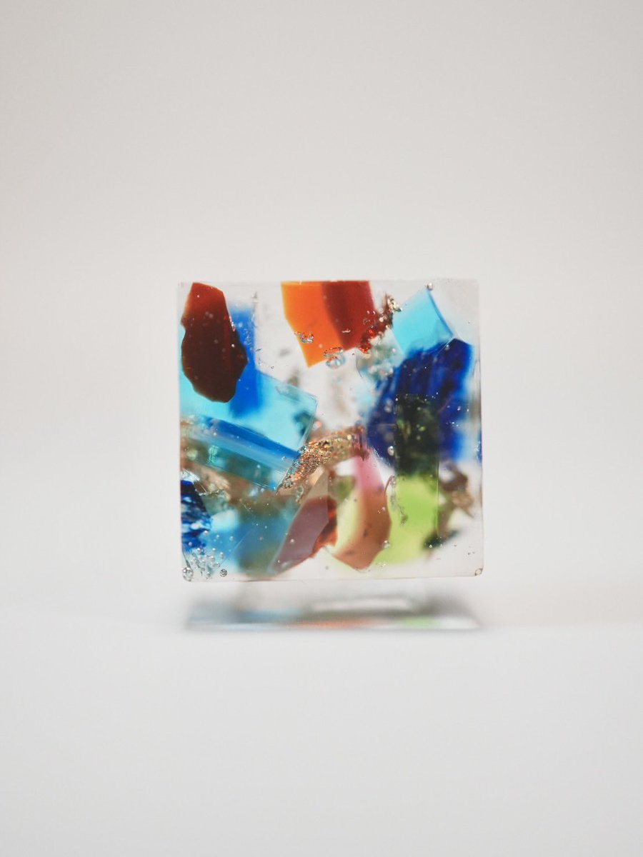 Hana_Sasou's tweet image. イロドリキューブ
#レジン #resin #resinart
