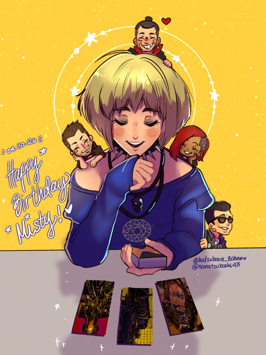 I’m a day late ; u; Happy Birthday, Misty! 

#Cyberpunk2077