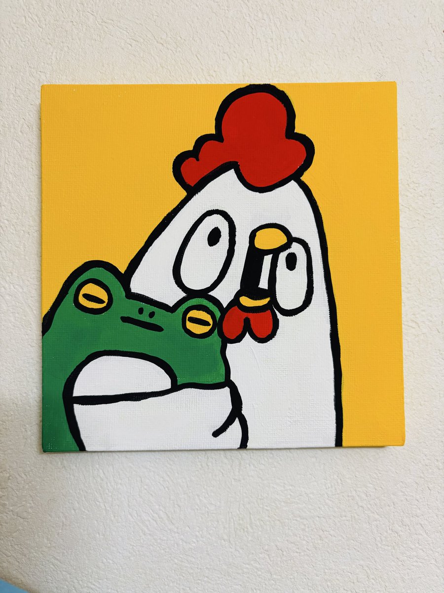 新商品紹介🐓🆕 ／ 額入り原画 キャンバスイラスト🐓 ＼ どちらも