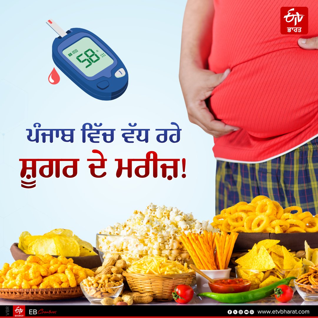 ETVBharatPB's tweet image. ਸੁਆਦ ਦੀ ਚਸਕ ਜਾਂ ਸਿਹਤ ਦਾ ਉਜਾੜਾ? ਪੰਜਾਬੀ ਭੋਜਨ ਖਾਣ ਦੇ ਸ਼ੌਕੀਨਾਂ ਨੂੰ ਜਕੜ ਰਹੀ ਸ਼ੂਗਰ ਦੀ ਬਿਮਾਰੀ?

#PunjabNews #etvpunjab #sugarfree #diabetes #diabetesawareness #diabeteseducation #healthylifestyle #healthyliving #etvbharatagainstdiabetes