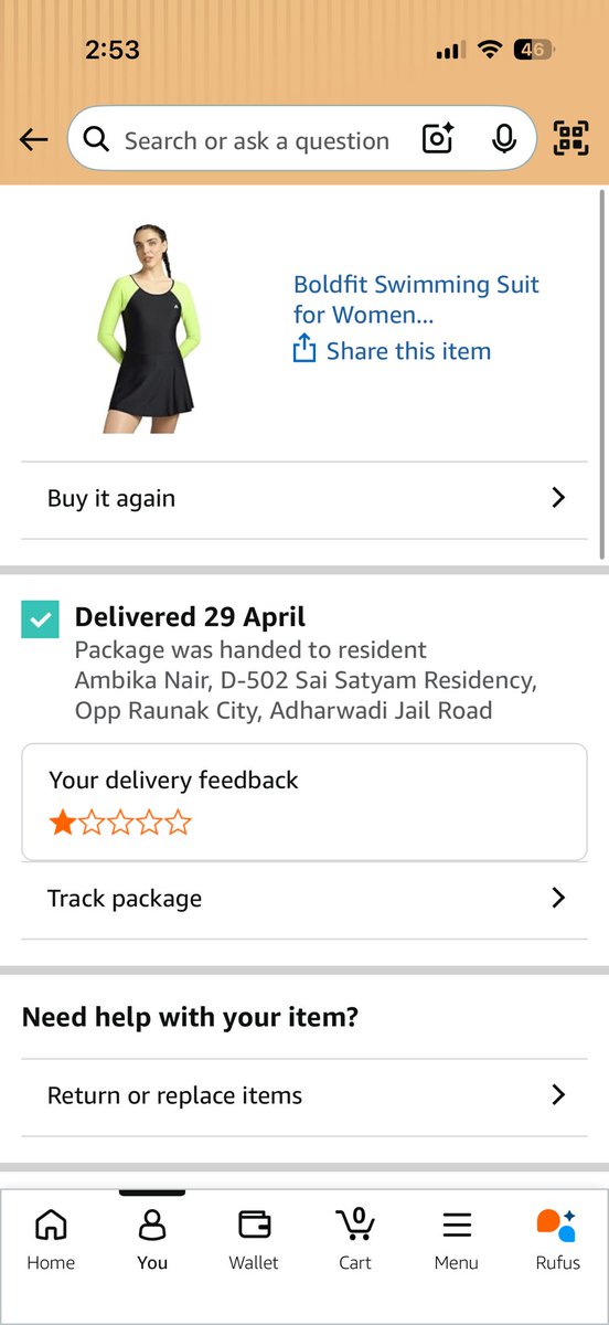 Reel_Clock's tweet photo. @amazonIN  Ordered 3 items that are marked “delivered,” but I have not received a single package. It’s been 3 days with no resolution — only repeated requests to “wait.” Today, Payal from customer care disconnected my call saying she cannot help and asked me to call back https://t.co/FMWkzZZqSL