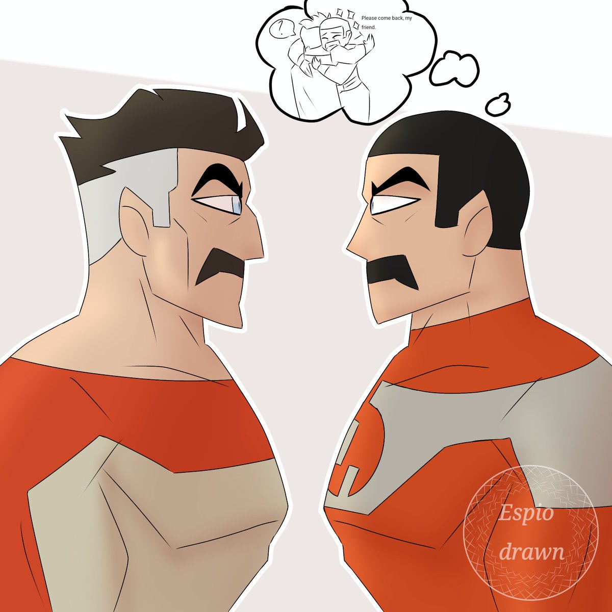 espiodrawn17's tweet photo. Nolan and Thragg
#omniman #nolangrayson #thragg #invencible https://t.co/E0oMLfwvmX