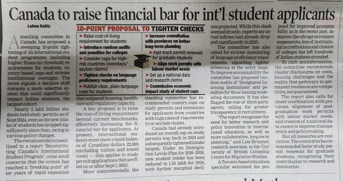 bystanderever's tweet image. Not only #Canada, all Western countries should hold Universities responsible for accommodation of foreign students and entry should be provided only to students having confirmed accommodation from the university for the duration of the course. Universities can easily recover cost