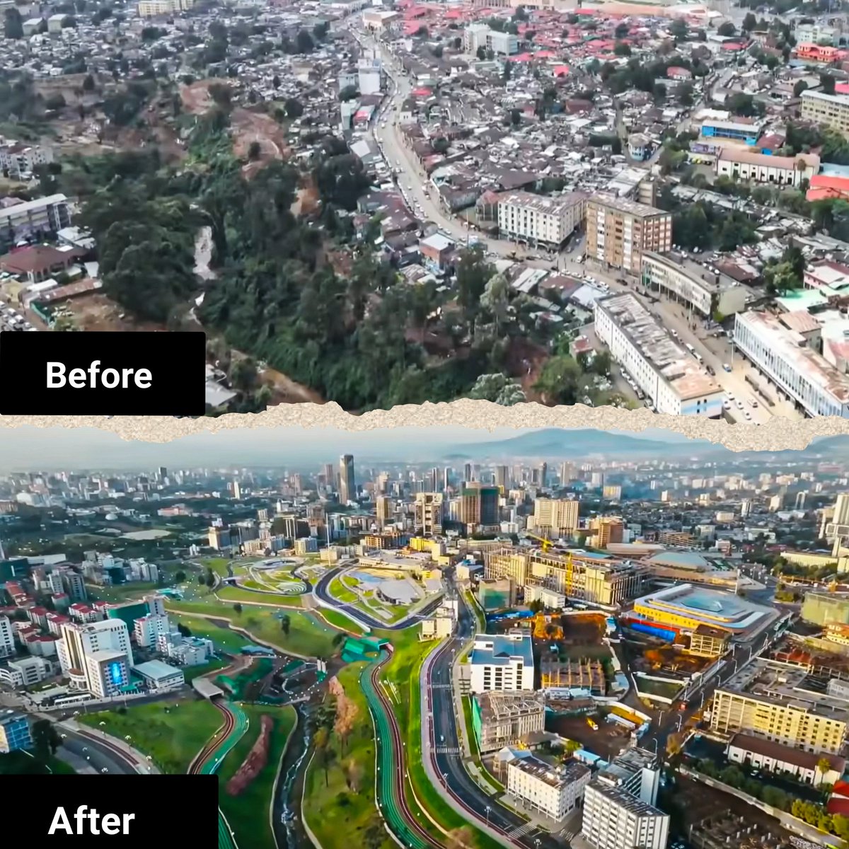 SimbaTayeJee's tweet photo. Addis Ababa Ethiopia 5 years Ago and Now in 2026.
The transformation you will never see anywhere 😤 https://t.co/kU2SfEu9h1
