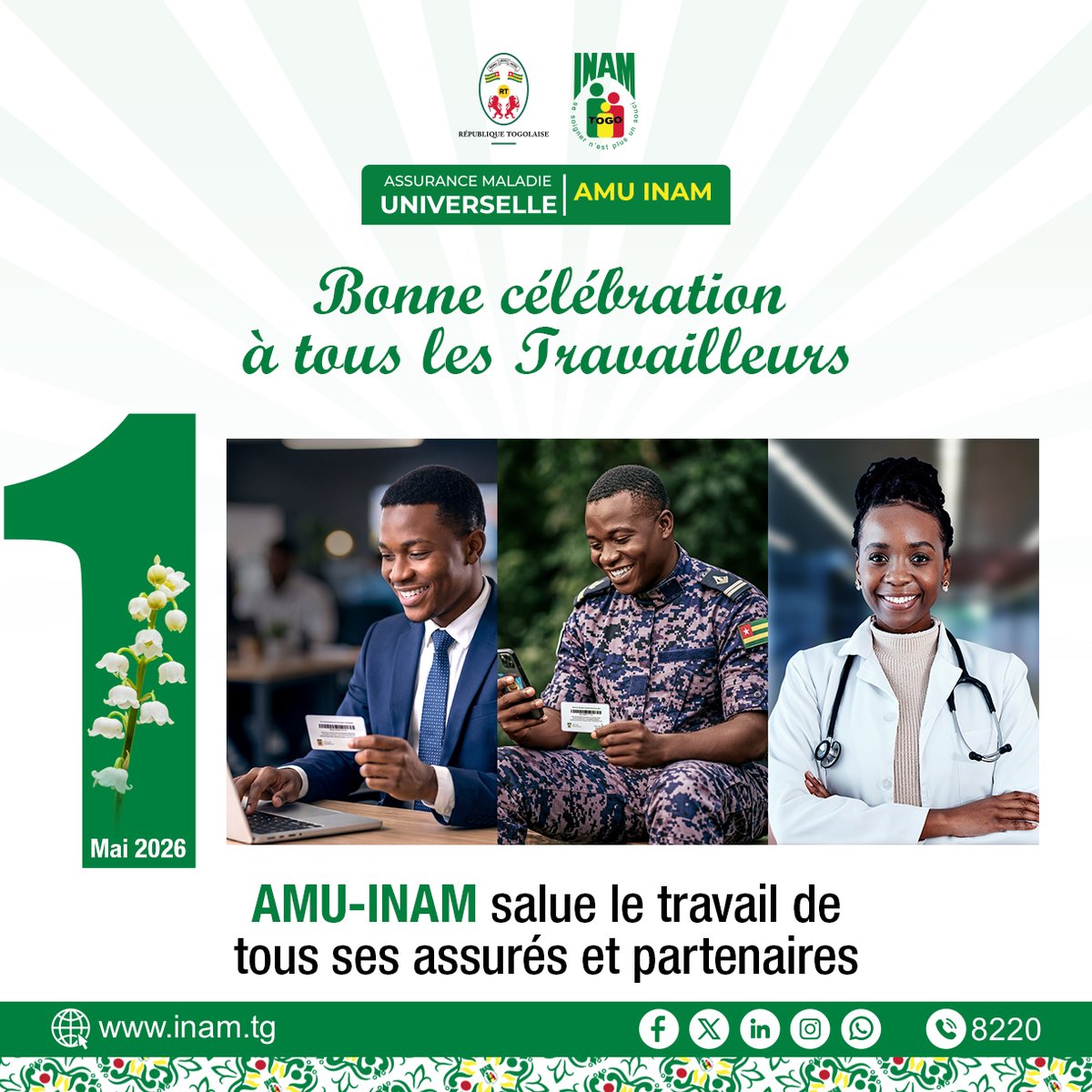 Institut National d'Assurance Maladie (INAM Togo) tweet media