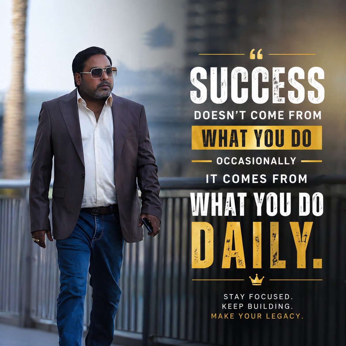 DigitalMar38401's tweet image. Success ek din me nahi milti—
yeh discipline, focus aur consistency ka result hoti hai.
Roz kaam karo, ek din lead karoge.

👉 Stay Focused
👉 Keep Building
👉 Think Big

Aaj ki mehnat, kal ki pehchaan.
#SuccessMindset #Entrepreneur #Motivation #OpeshGroup