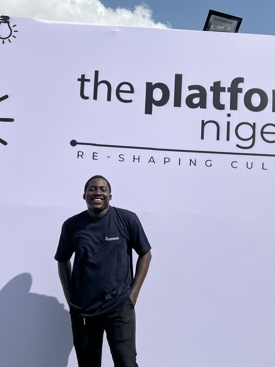 solemn_braunjr's tweet photo. I used to replay Vusi Thembekwayo’s talks to survive tough days.  
   Today, I’m in the same room with him at The Platform Nigeria.  I am here with @knewrow 

   Life update: The student finally meets the master. 🐐  

   #ThePlatformNG
   @VusiThembekwayo @theplatformng https://t.co/WOZ8j9Fdhl