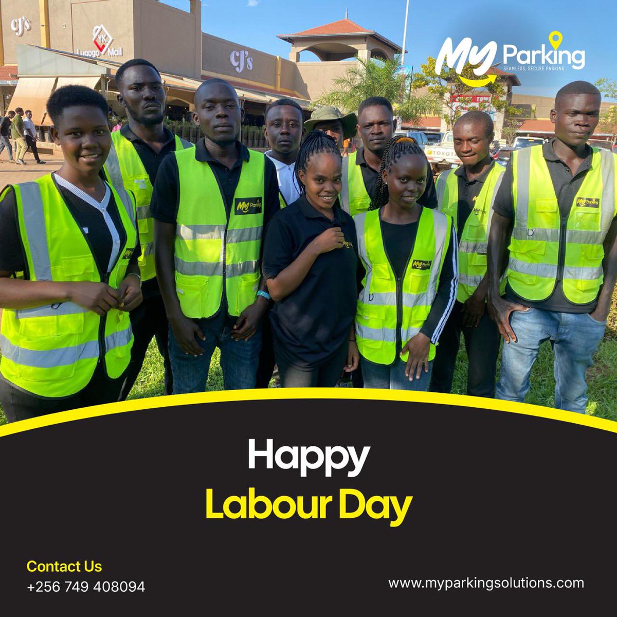 This Labour Day, we celebrate the people who keep our spaces moving. From on-ground teams to the minds behind the technology.

At MyParkingUg, we honour the people powering smarter mobility every day. 

#MyParkingUG #LabourDayUG