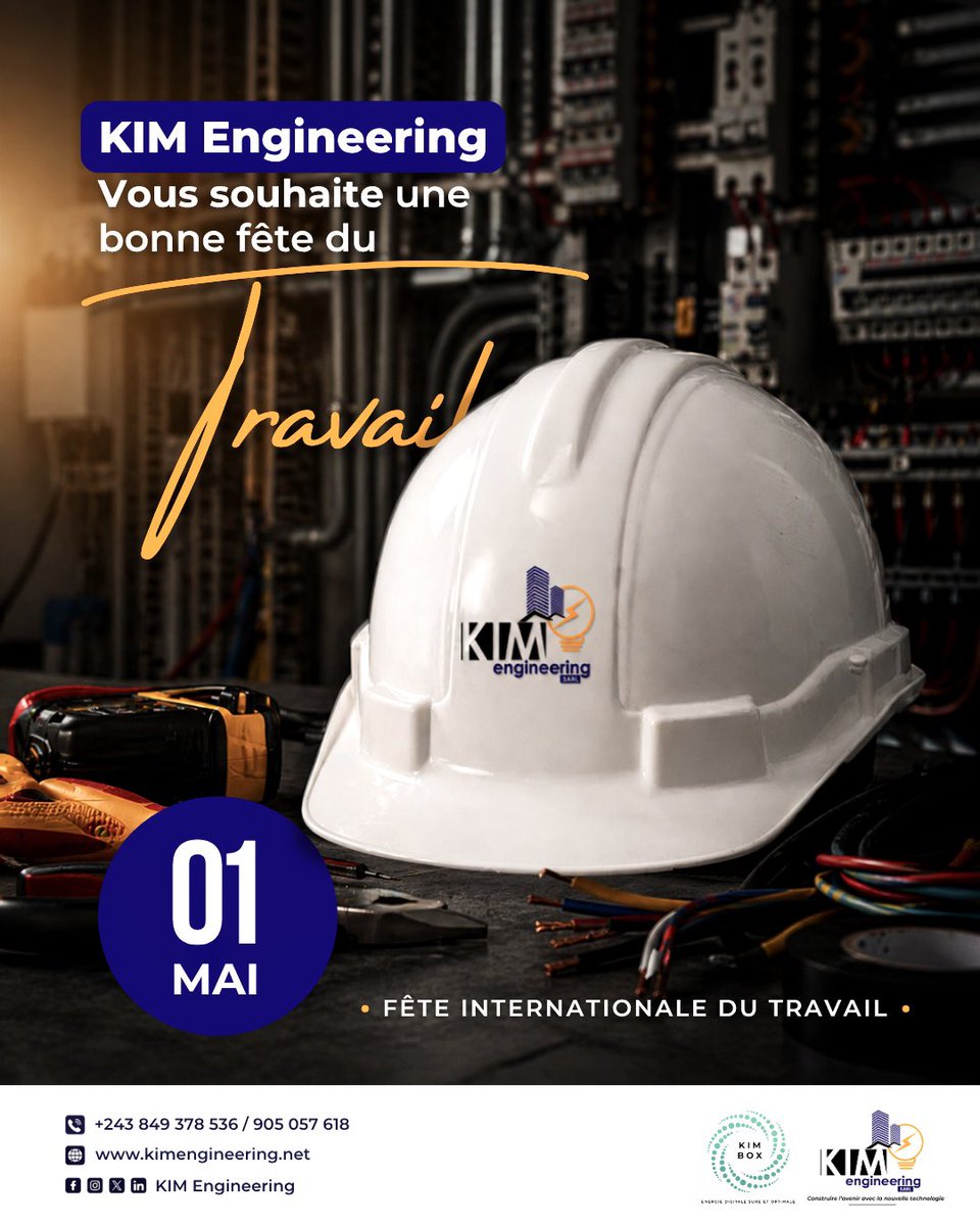 engineering_kim's tweet image. À tous ceux qui bâtissent, soignent, innovent, cultivent, créent, vendent et inspirent :

Chaque métier compte. Chaque effort construit l’avenir.

Bonne fête du travail à tous les bâtisseurs de demain.

#Fêtedutravail #Engagement #Avenir #Kimengineering