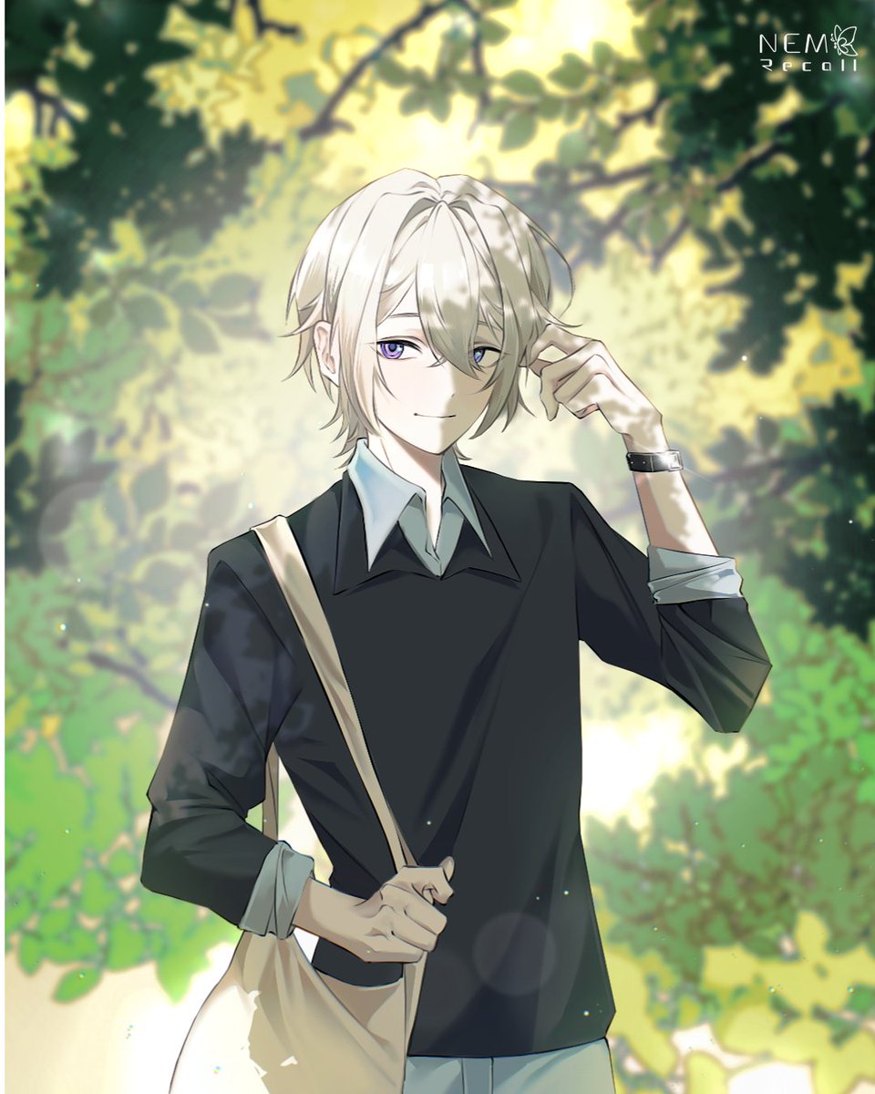 NEMRecall_'s tweet photo. Off to the library? Or perhaps a cafe? Luka would definitely tag along.

Learn more about Luka in ‘NEM:Recall.’ Available now on the AppStore and GooglePlay Store. Download now.

#nemrecall #ネムリコール https://t.co/3WlVndRTJN